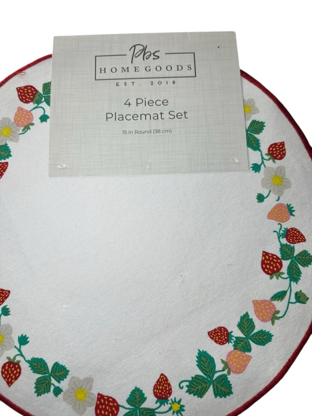 PSB Homegoods round placemat